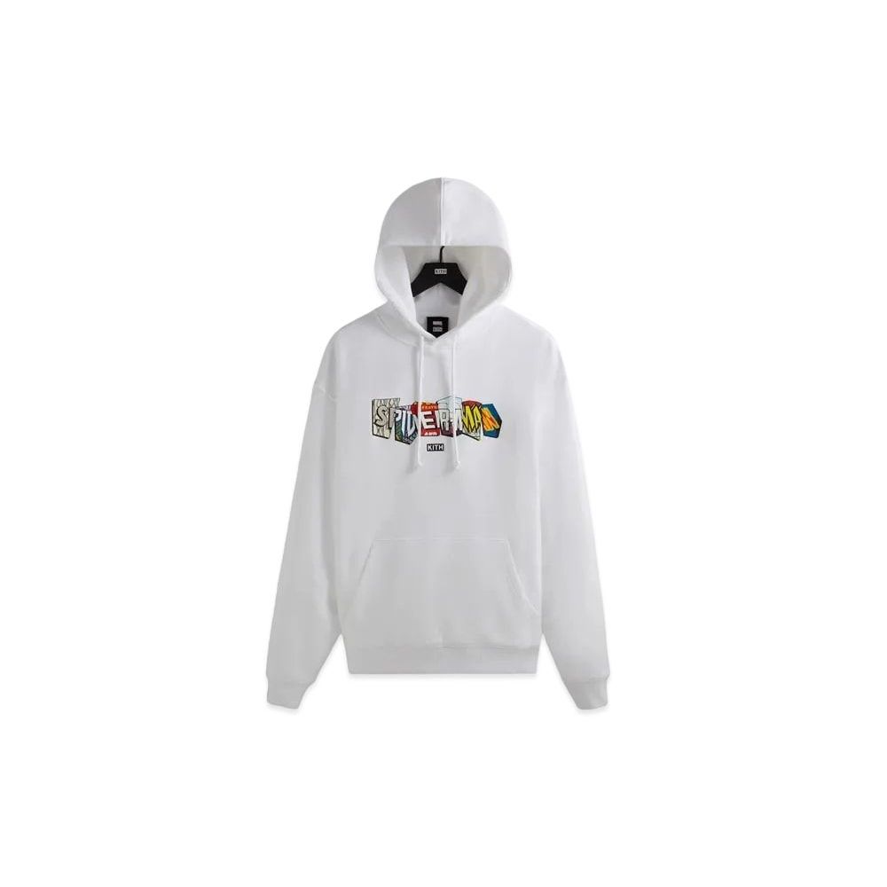 Marvel x Kith Spider-Man Comic Covers Hoodie White Unused