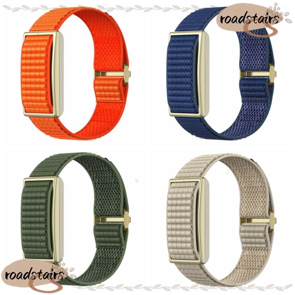 สายสปอร์ต ROADSTAIRS,Breathable Loop Design Fitness Tracker Strap,ไนลอนปรับสายรัดข้อมือสําหรับPolar 