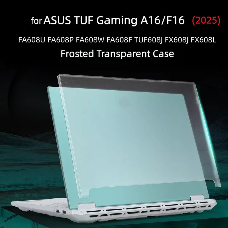 Frosted โปร่งใสสําหรับ 2025 ASUS TUF Gaming A16 F16 กรณี Anti-Scratch Hard ป้องกัน Shell สําหรับ ASU