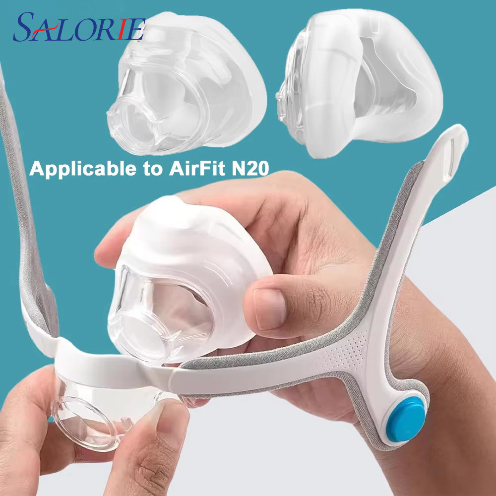 เบาะเปลี่ยนใช้งานร่วมกับ N20 AirFit CPAP หน้ากากจมูกเบาะ Premium และ Snug Fit วัสดุนุ่มและทนทานฝาครอบจมูก