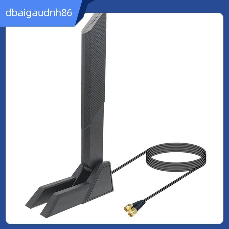 READY STOCKFor WiFi7 12DB เสาอากาศ 2.4G/5G/6G สําหรับ/G Gigabit PCI-E WiFi6 WiFi6E การ์ดไร้สายแม่เหล