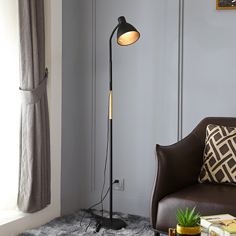 Floor lamp for living room, high-end feel, bedroom, study, sofa led Bedside floor-standing ambient l
