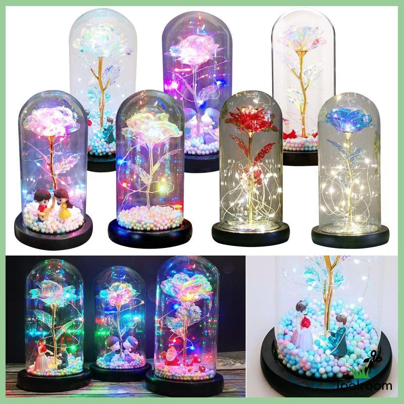 [Toolroom] ของขวัญดอกไม้ Galaxy Rose, Galaxy Enchanted Rose Led ใน ของขวัญสําหรับผู้หญิงของเธอ
