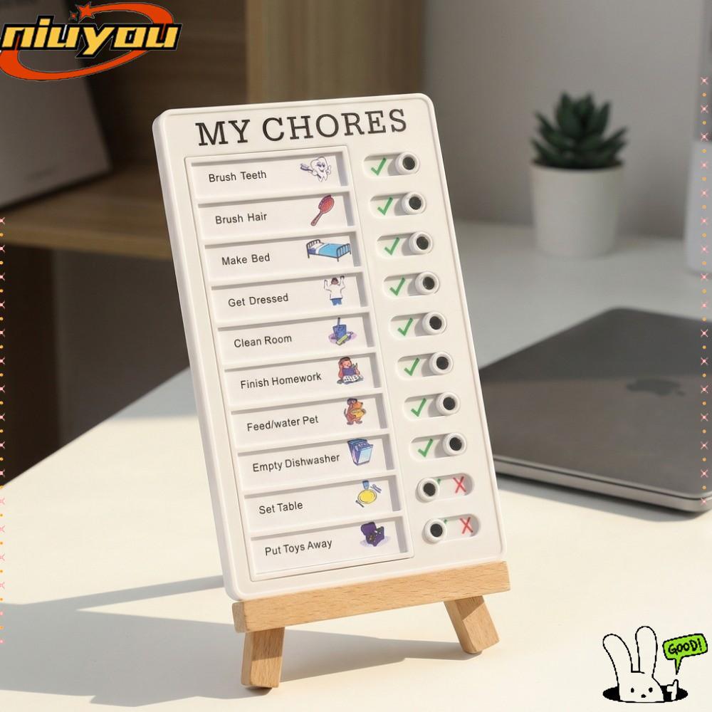 กระดานบันทึกแบบใช้ซ้ําได้ NIUYOOU, วางแผน Chore ในครัวเรือนแบบใช้ซ้ําได้ที่ถอดออกได้, กระดานปฏิทินหล