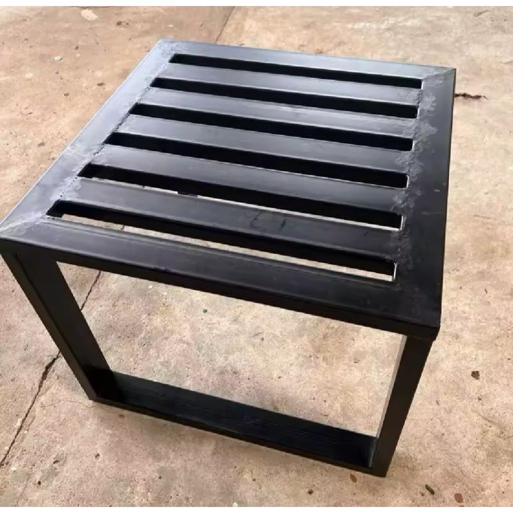 โต๊ะเหล็กอเนกประสงค์ ทำจากเหล็กกล่อง 2x1 นิ้ว ชุบกัลวาไนซ์ แข็งแรง ทนสนิม