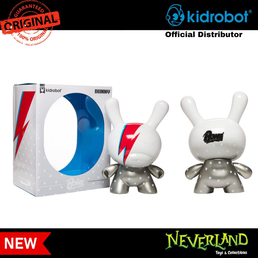 (🔵PRE-ORDER)KIDROBOT David Bowie ICON "Space Bolt" Dunny Art Figure 8"