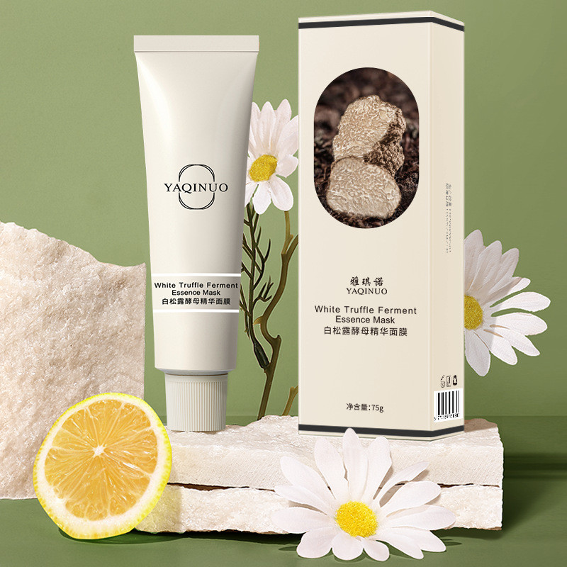 Agino White Truffle Wipe Mask Luminous คลีนซิ่งมาส์กโคลน Sleeping Yeast Essence Mask Moisturizing St
