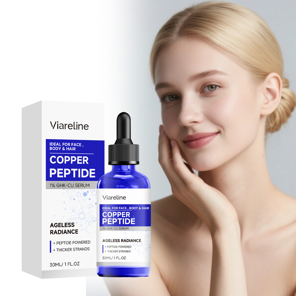 Copper Peptide Serum 1% GHK - CU 30ml | ใบหน้าร่างกายดูแลเส้นผม | สูตรอ่อนโยนต่อสองครั้ง - ใช้ประจําวัน | ผิวนุ่ม แอนด์ เฮลตี้ โกลว์