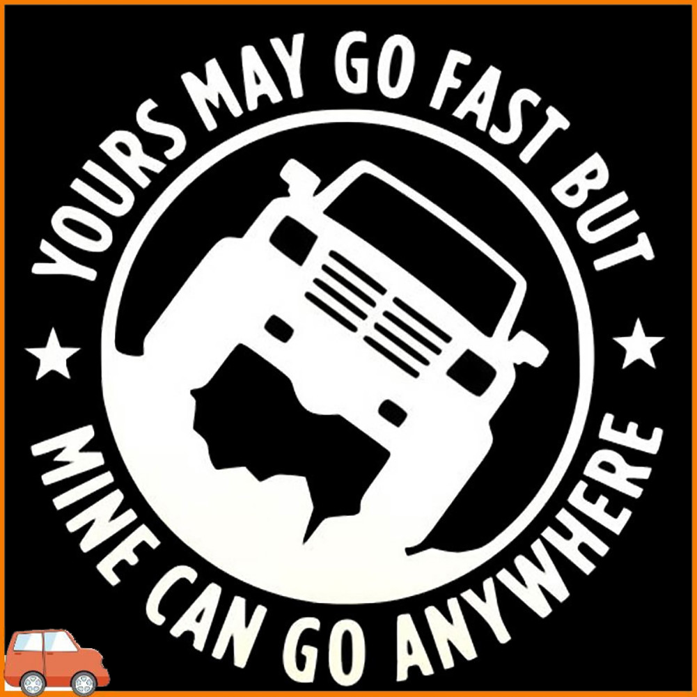 [Ma] Creative Funny Letters 4X4 รถบรรทุกรถ Body Decals สติกเกอร์ตกแต่ง