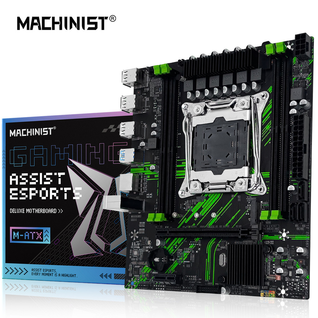 มีในสต็อกเมนบอร์ด MACHINIST X99-PR9 เมนบอร์ด DDR4 รองรับ NVME M.2 TPM2.0