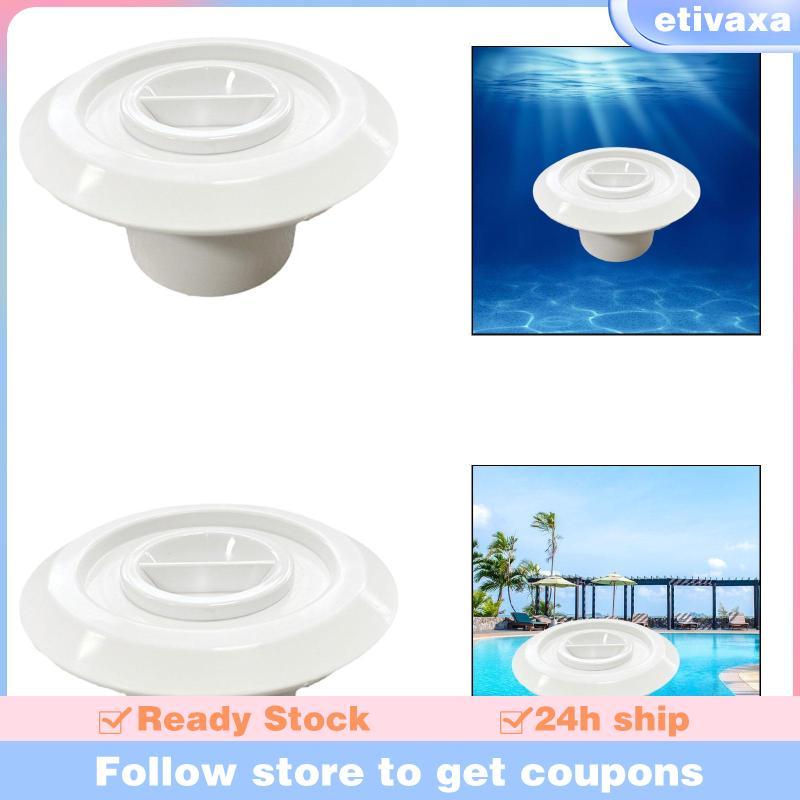 [Etivaxa] สระระบายน้ำ Inlet Outlet Overflow Drainer ทำจากวัสดุ PP เหมาะสำหรับสระว่ายน้ำและสปาระบวน้ำ