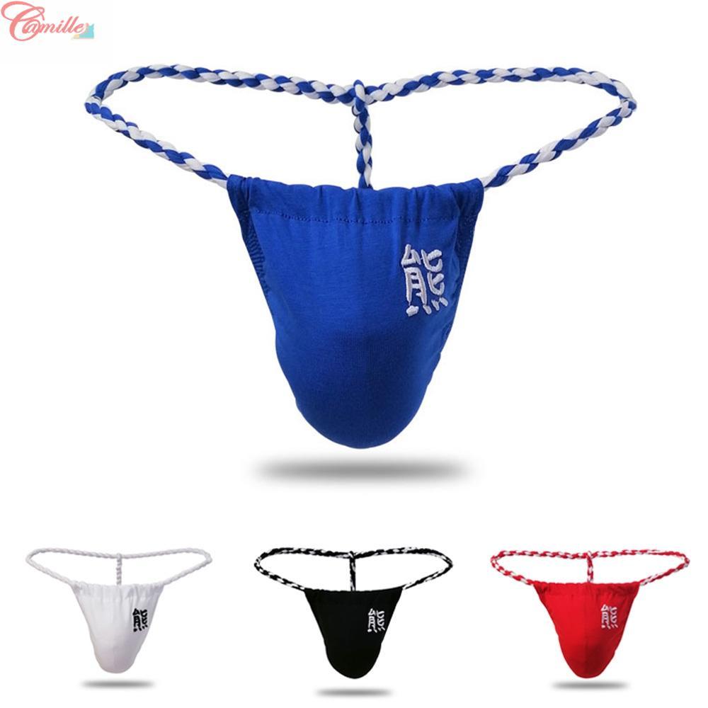 ชุดบิกินี่ชายแบบสายเดี่ยวหลังตัว T สไตล์ G String ขนาด M – 2XL ทำจากกระดาษเชือกทอง ราคา ถูกที่สุด ดีลบีเคเค แกลเลอรีภาพที่ 6