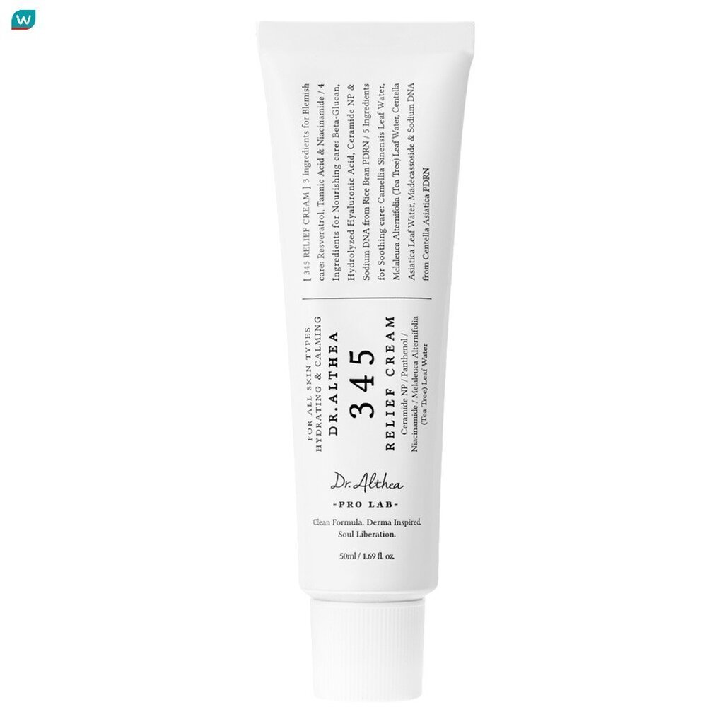 Dr.Althea ด๊อกเตอร์อัลเทีย สามสี่ห้า รีลีฟ ครีม 50 มล.
