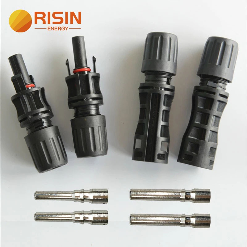 Risin MC4 30A 1500V PV Connector IP68 Strong กันน้ําพลังงานแสงอาทิตย์สําหรับแผงโซลาร์เซลล์และสายเคเบ