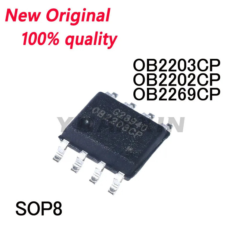 5PCS OB2203CP OB2202CP OB2269CP SOP8 การจัดการพลังงาน LCD ในสต็อก