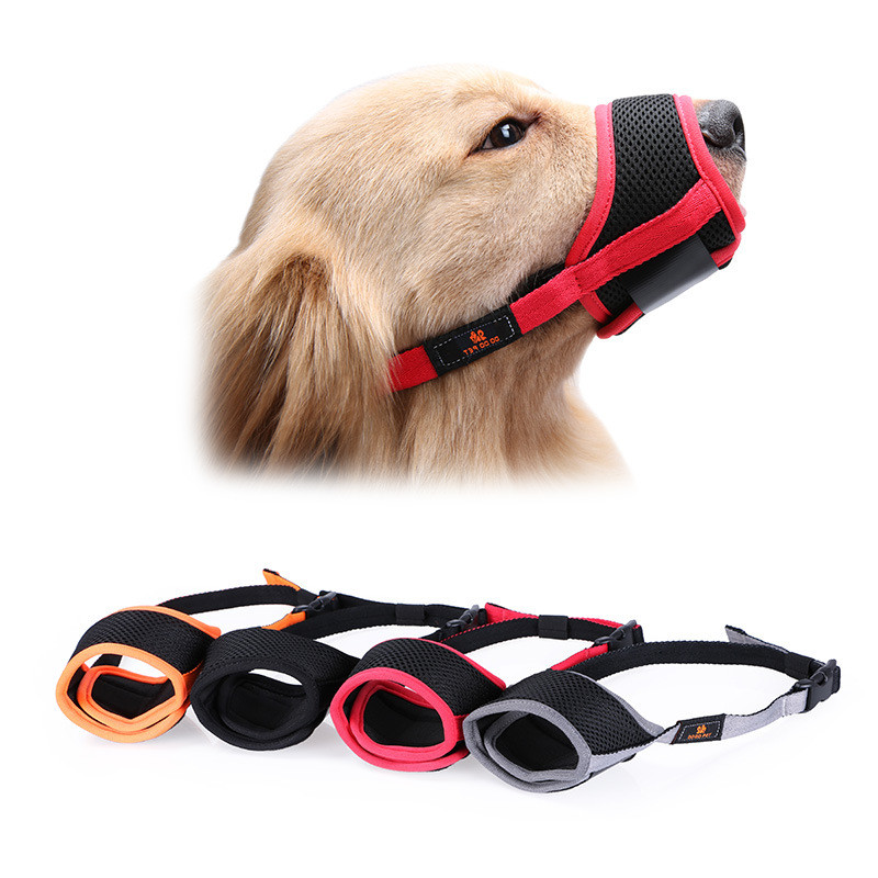 DODOPET Dog Muzzle Mask Dog Muzzle Puppy Muzzle Velcro Adjustment-ร้านขายของชําของ Xiaowang