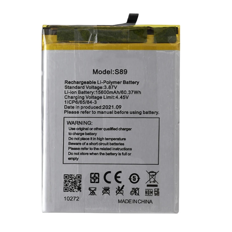 เหมาะสําหรับ Oukitel/Oukitel WP15 S89 แบตเตอรี่โทรศัพท์มือถือความจุขนาดใหญ่ 15600mAh