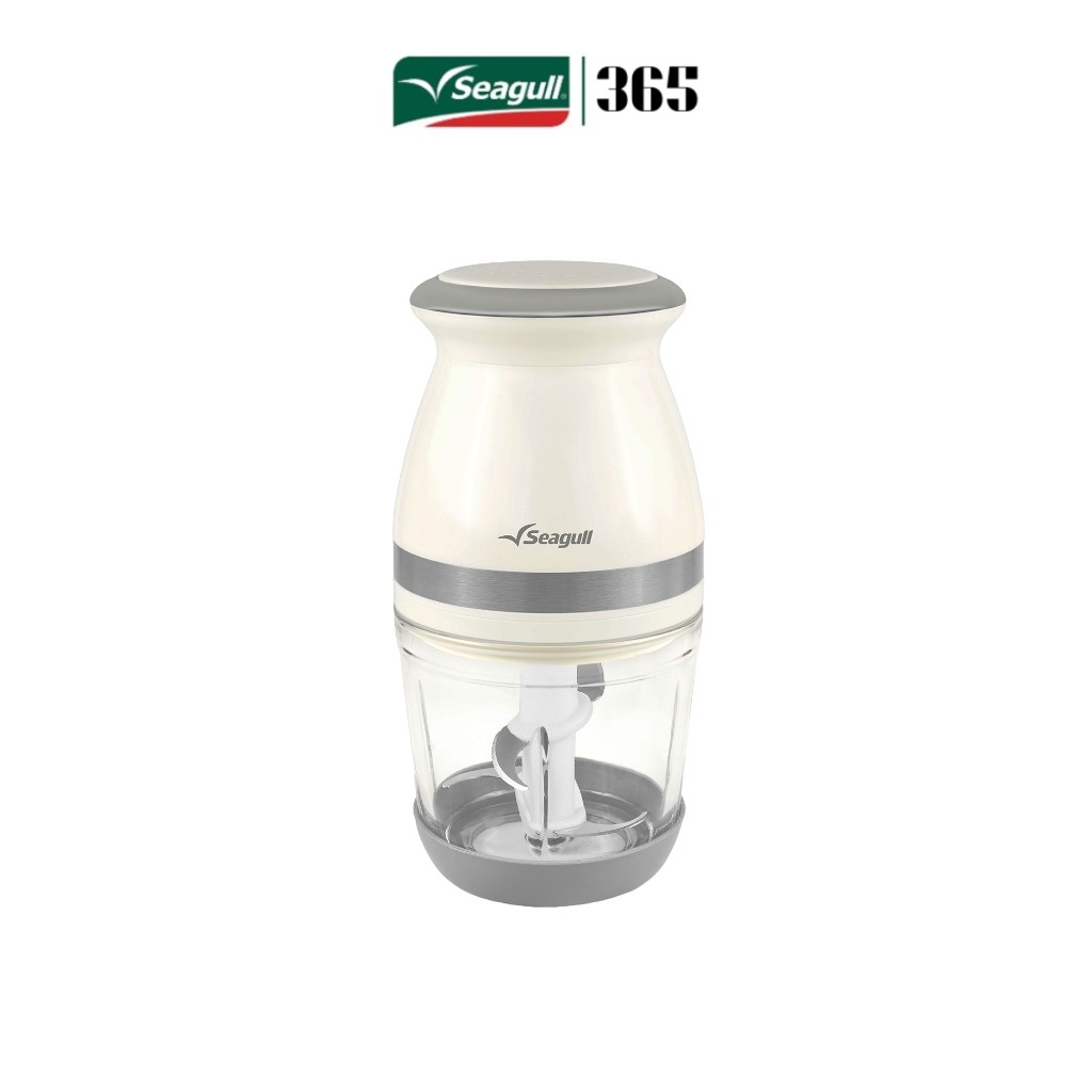 Seagull เครื่องบดสับอาหาร แบบไฟฟ้า 0.6 ลิตร (ครีม) Electric Food Chopper