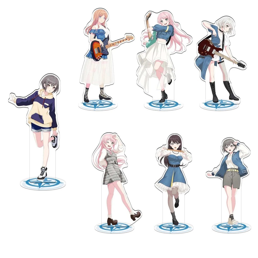 อะนิเมะ Standee รุ่น BanG Dream Its MyGO Tomori Takamatsu Anon Chiya Rana Kaname Soyo Nagasaki Taki 