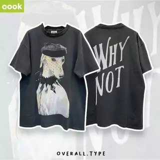 เสื้อยืด oversize เกาหลี ผ้าเทคโนโลยี sorona จากอเมริกา ผลิตโดยร้าน OOOK งานใหม่เป็นงานมือ unisex ใส่ได้ทั้ง ชายหญิง #18