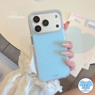 เคสไอโฟน 17 15 13 เคสIMDพื้นขาว ลายจุดสีสดใสฮิต สำหรับ iPhone 13 16 15 17 air 12 14 Pro Max 15 16 14 Plus 15 14 Pro