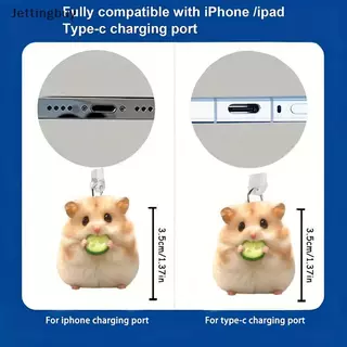[Jettingbuy] อะคริลิคโทรศัพท์ปลั๊กฝุ่นจี้ 2D จี้แบนเหมาะสําหรับ /Type-C Universal โทรศัพท์อุปกรณ์เสริมสต็อกใหม่