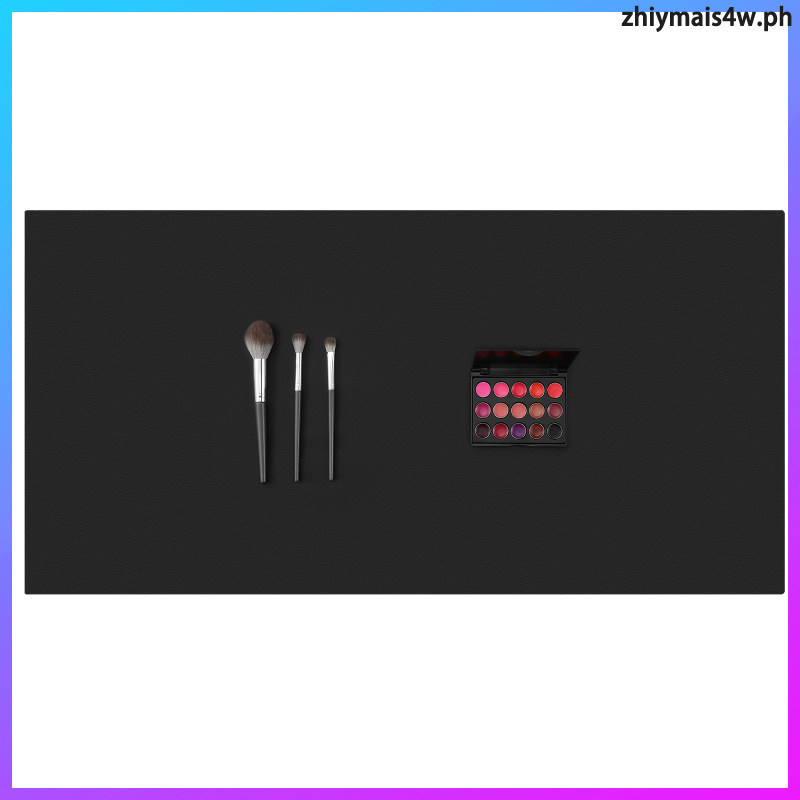 สีดํา PU ตาราง Place Mat Non Bottom Protector สําหรับห้องครัวโต๊ะรับประทานอาหาร Decor zhiymais4w