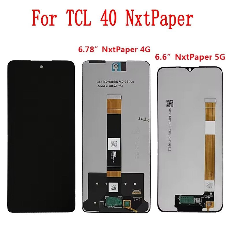6.78 "นิ้วจอแสดงผล LCD สําหรับ TCL 40 NxtPaper 4G T612B จอแสดงผล LCD Touch Screen Digitizer Assembly