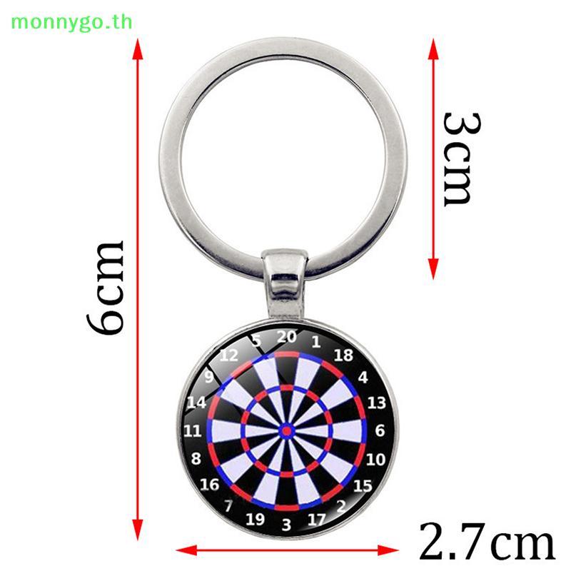 Monnygo แฟชั่น Dart Target จี้พวงกุญแจ Digital Target พวงกุญแจจี้รถ TH