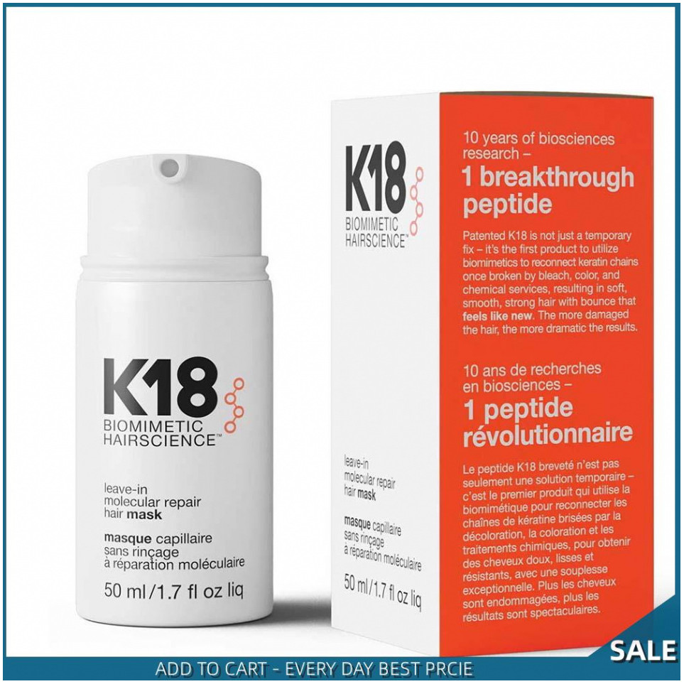K18 Leave-In Molecular Repair Hair  15/50ml Travel Accessory