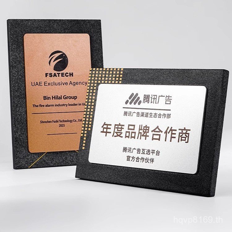 จําหน่าย High-End ตัวอักษรทําที่ได้รับอนุญาต Marble Plaque ที่ได้รับอนุญาต Plaque เหรียญไม้ Authoriz