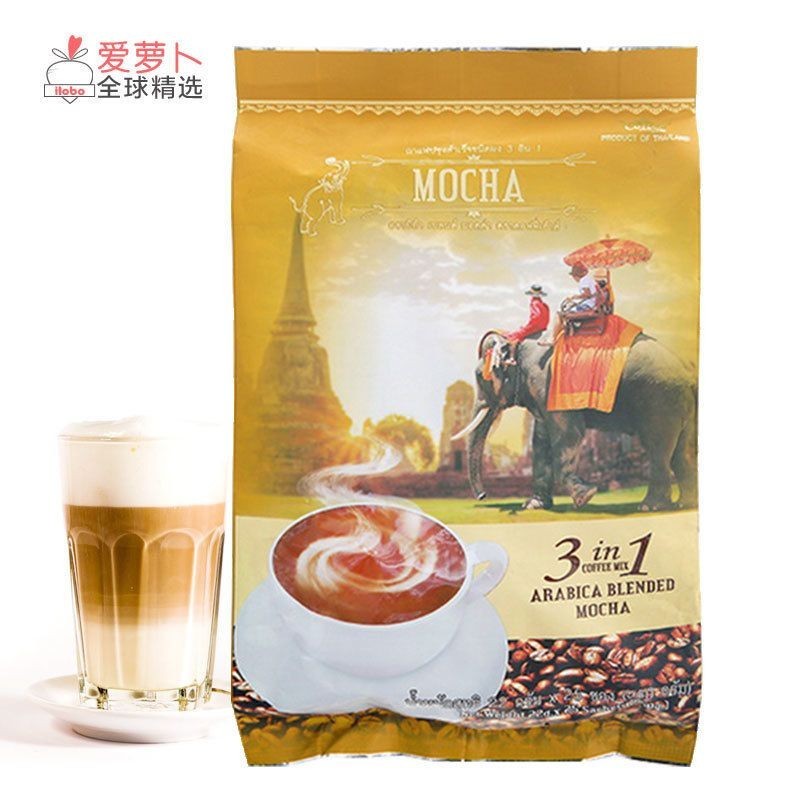 ไทยบ้านกาแฟ MOCHA MOCHA 3 in 1 rabica กาแฟสําเร็จรูป 25 แพ็ค#泰国the บ้านกาแฟ MOCHA MOCHA 3 in 1 rabic