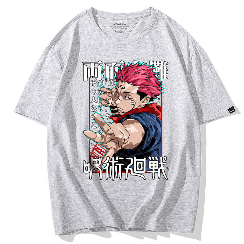 เสื้อยืดลายตัวละครจากอนิเมะเรื่อง Ryomen Sukuna Jujutsu Kaisen ทำจากผ้าฝ้าย 100% สำหรับใส่ได้ทั้งชายและหญิง พร้อมส่ง ราคา ถูกที่สุด ดีลบีเคเค แกลเลอรีภาพที่ 5