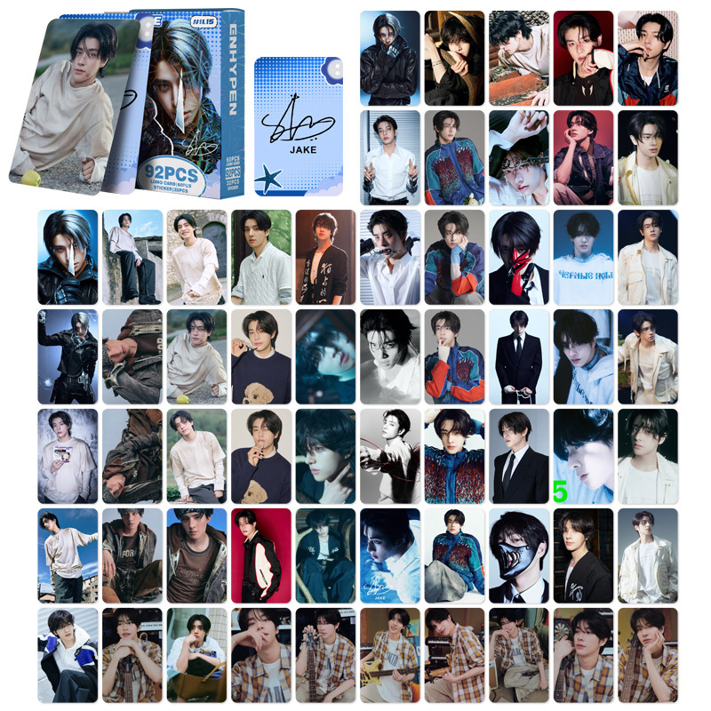 30-96 ชิ้น/กล่อง EN JAKE THE SIN VANISH Lomo การ์ด 2026 SEASONS GREETINGS 5th Anniversary สติ๊กเกอร์