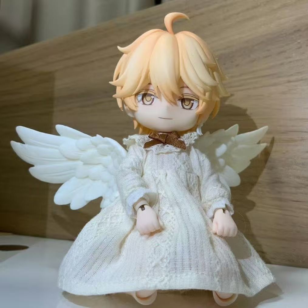 Raphael Angel Wings ต่างหู OB11 BJD3 คะแนนตุ๊กตา GSC อุปกรณ์เสริมครีมอีพ็อกซี่ DIY อุปกรณ์เสริม DW5J