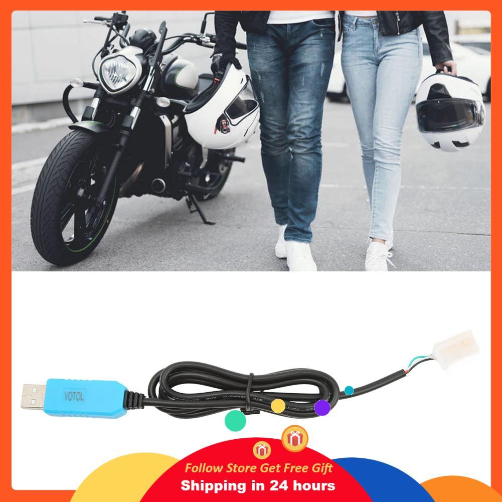 Skejnojj Skejnojj Qiilu รถจักรยานยนต์ไฟฟ้าสาย USB RS323 ความไวสูง TTL พร้อม VOTOL Controller ความเข้