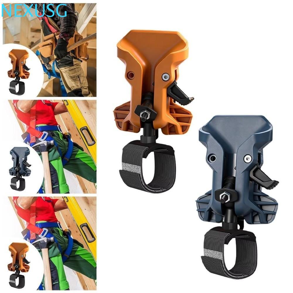 NEXUSG เจาะผู้ถือเข็มขัดคลิป,Self-locking Anti Slip เครื่องมือเอวแขวน,อเนกประสงค์ Double-lock ความแข็งสูง Quick Release เจาะเข็มขัด Clamp เครื่องมือ Organizer
