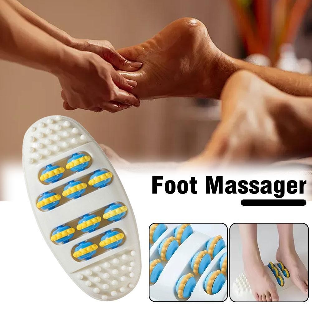 เครื่องนวดเท้า Roller Acupressure Pad Home เครื่องมือนวดเท้า A3y1