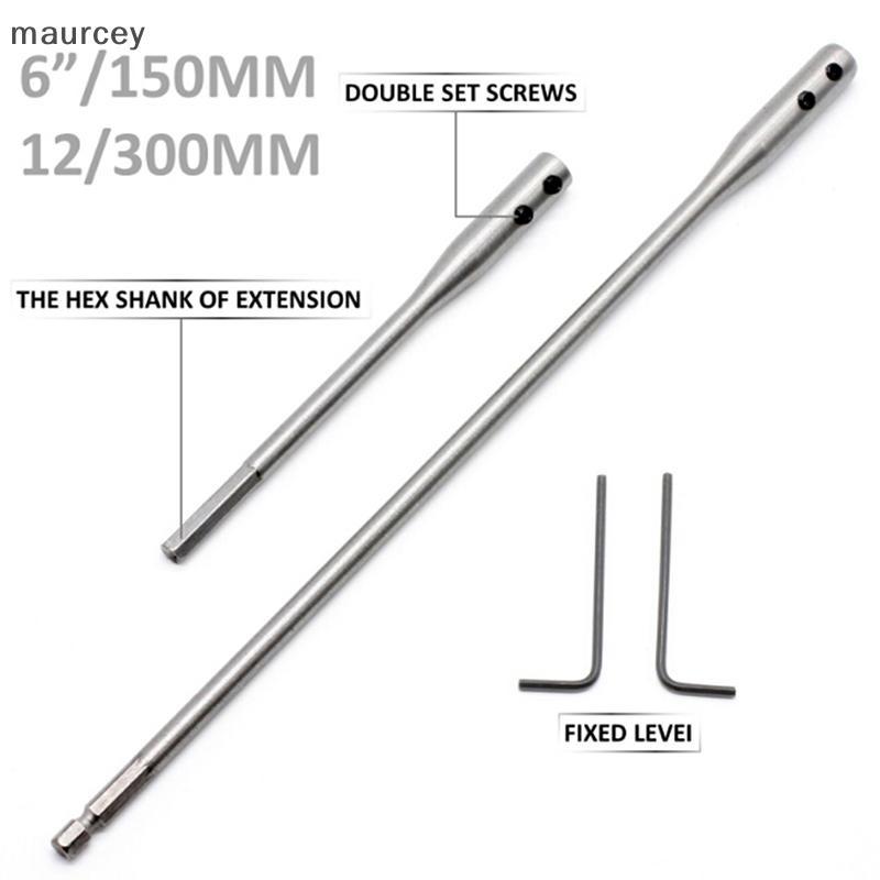 MAU EXTENSION Bar ชุด 6 "12" Hex Key เจาะ Bit EXTENSION Bar Paddle Bits CEY