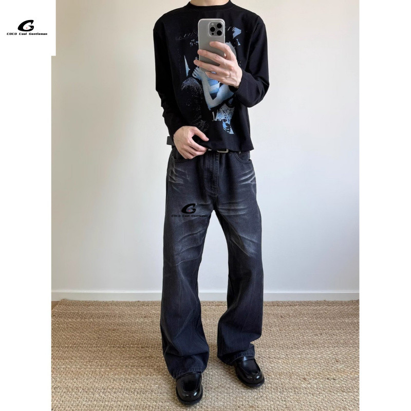 COCO/Spring/Autumn Minimalist Jeans: อเนกประสงค์, มีสไตล์อย่างแปลกประหลาด, Artistic, Japanese-Inspir