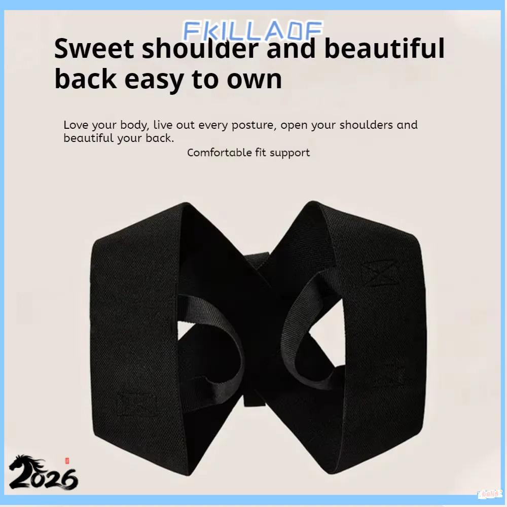 FKILLA0FCR ท่าทาง Corrector เข็มขัด,กลับไหล่เปิดไหล่ผู้ใหญ่ Corrective เข็มขัด, แบบพกพาที่มองไม่เห็น