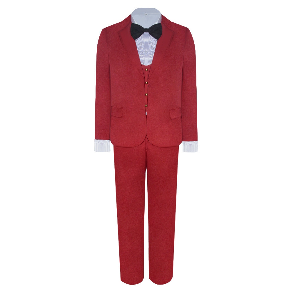 Movie "Inferno" cosplay Beetlejuice red suit Halloween comic convention 2D cosplay costume
