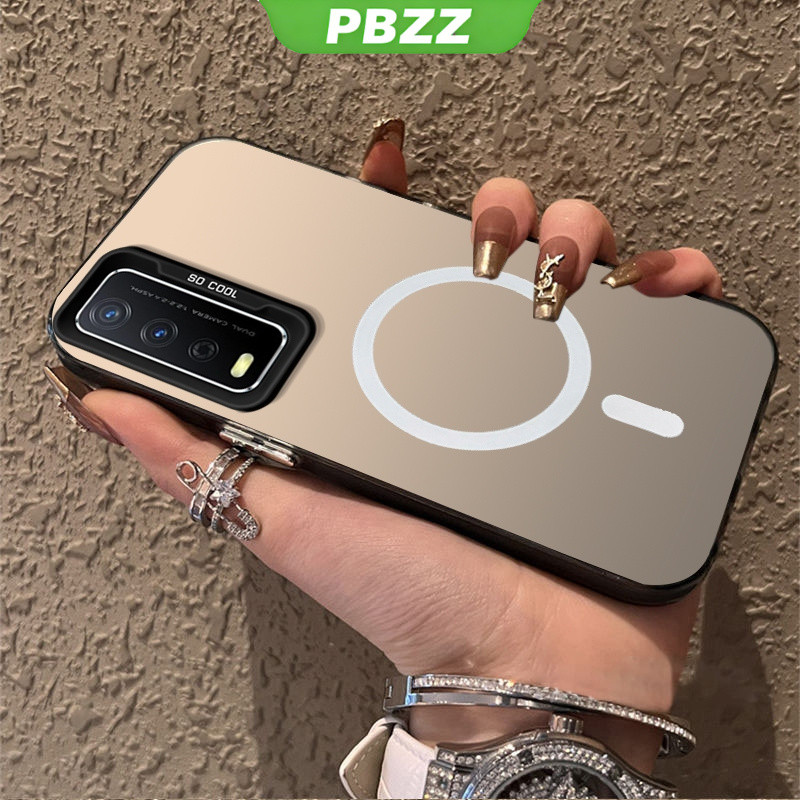PBZZ FOR เคส สําหรับปลอก vivo y12s vivo y12a vivo y20 vivo y20s vivo y20i vivo y20s g เคสโทรศัพท์ เคสแข็ง TPU กันกระแทก ดีไซน์ใหม่ ความงาม ดึงดูดแม่เหล็กไร้สาย CYBSWX01