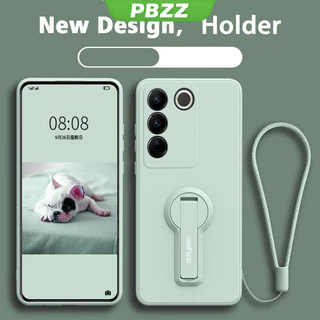 PBZZ FOR เคส ปลอก VIVO V27 5g VIVO V27E VIVO Y100 VIVO V29E VIVO V29 5g โทรศัพท์กรณี softcase ซิลิโคนเหลวป้องกันเรียบกันกระแทกกันชนปกการออกแบบใหม่360กับผู้ถือ YTXZZJ01