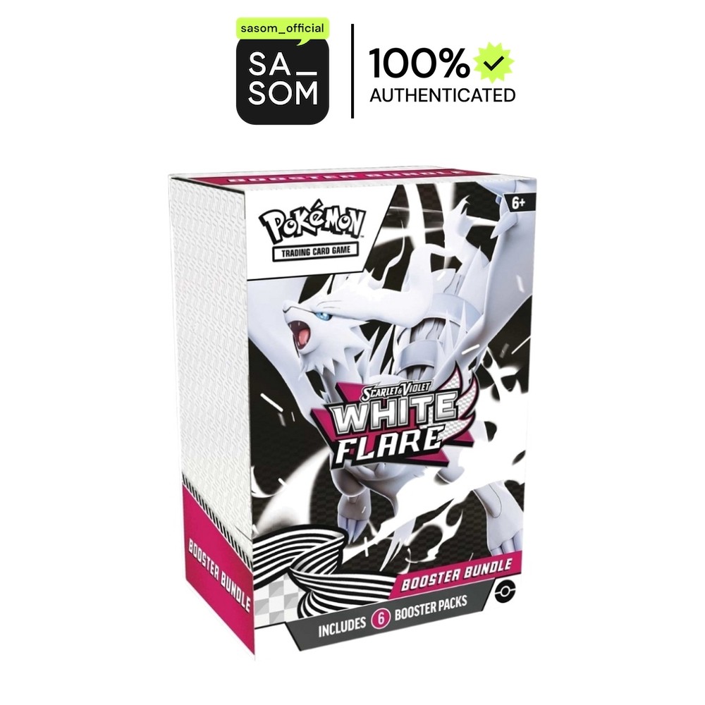 Pokemon Scarlet & Violet "White Flare" Booster Bundle (EN) | ของแท้ ตรวจสอบโดย SASOM