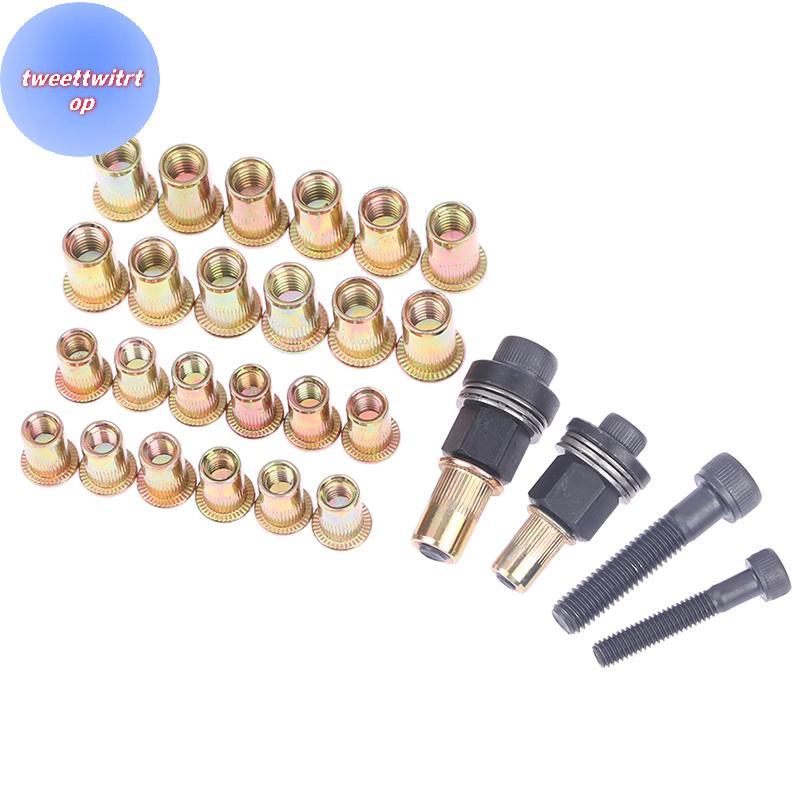 DOUSUN M6 M8 Rivet Nut s คู่มือ Riveter คอลัมน์สแตนเลสหกเหลี่ยมถั่ว AM6SS AM8SS DIY เจาะ Rivet ด้านน