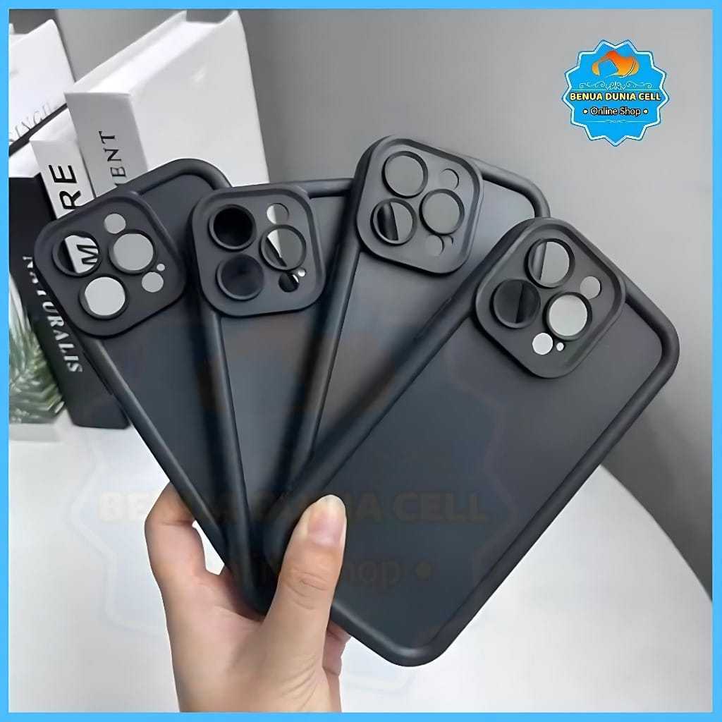 CASE MATTE ROSE FULL BLACK SAMSUNG A6 PLUS A6 2018 A7 2017 J1 ACE J2 PRIME J2 PRO J3 PRO J4 2018 J4 