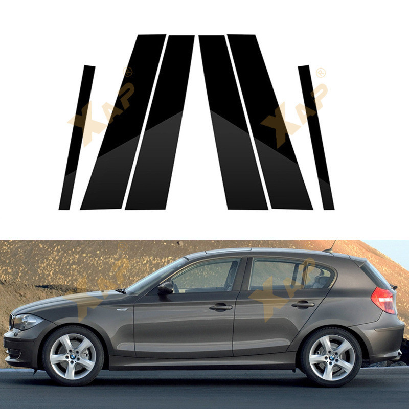 พิเศษสําหรับ BMW/1 Series E81E82E87E88 04-13TPU โปร่งใสหน้าต่างด้านนอก BC ฟิล์มป้องกัน