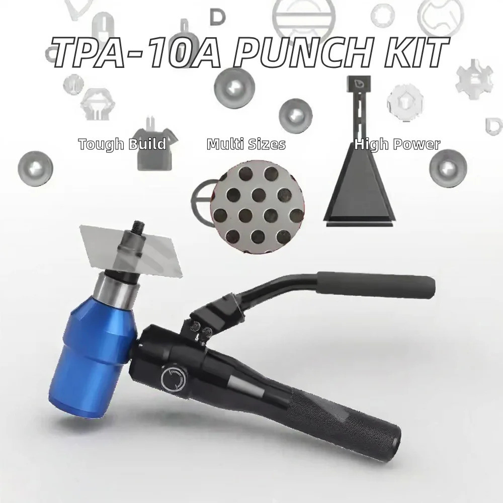 TPA-10A ชุดเครื่องมือไฮดรอลิก 1/2 ถึง 2 นิ้วไฟฟ้า Conduit Hole เครื่องตัดแผ่นโลหะ Punch พร้อม Knocko
