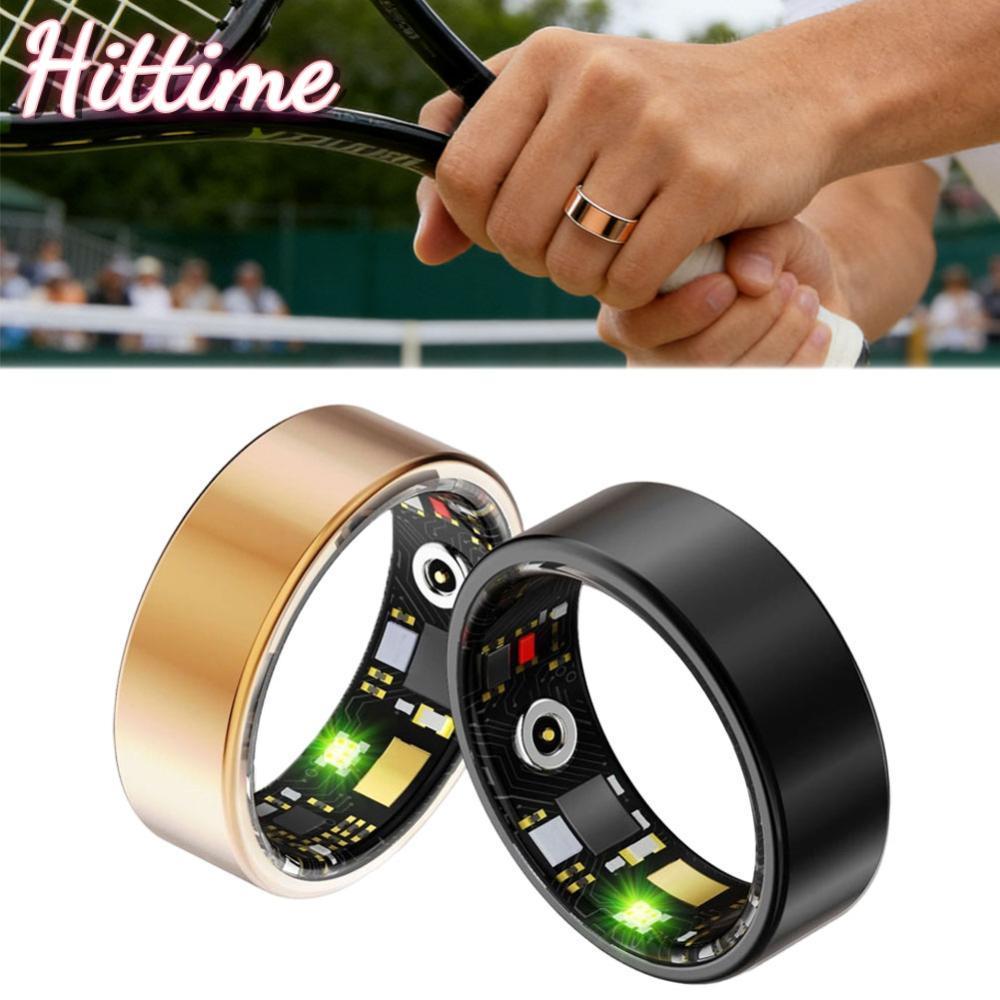 HITTIME R11M สุขภาพสมาร์ทแหวน Health Tracker Sleep Heart Rate เลือดออกซิเจน IP68 กันน้ํา Multi Sport